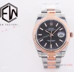 Swiss Grade Copy Rolex Datejust II EWF Swiss 3235 Two Tone Rose Gold Rhodium Grey Watch 41mm_th.jpg